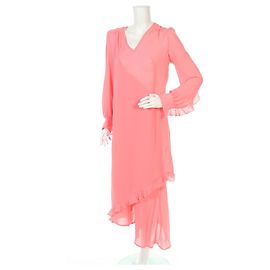 Robe rose Baum und Pferdgarten en polyester Rose