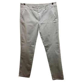 7 For All Mankind Jeans gris claro estilo chino 28/31 Gris