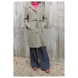 Burberry-manteau femme Burberry vintagesixties t 40-Beige
