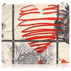 Autre Marque-Ferragamo Multi Fiera Carnival Canvas Pouch-Multiple colors