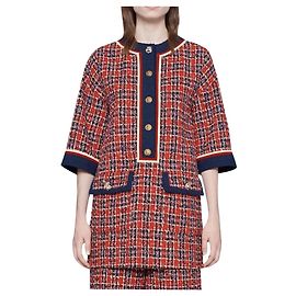 gucci 2018 TWEED CHECK TUNIC DRESS Multiple colors