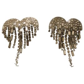 Saint Laurent Orecchini Argento