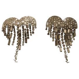 Saint Laurent Ohrringe Silber