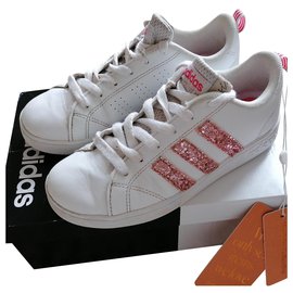 Adidas-Glitters-Pink,White
