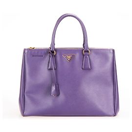 Prada Lila Saffiano Galleria Schulranzen Lila