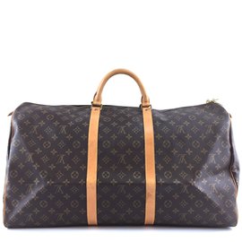 Louis Vuitton-Louis Vuitton Keepall 60 Toile monogramme-Marron