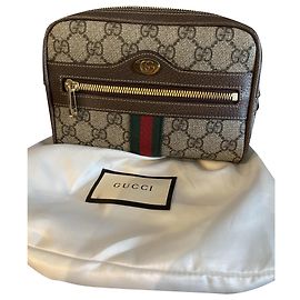 Gucci Ophidia Handbag Light Brown Cloth Light brown