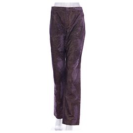 Pantalon violet Herve Leger Multicolore Violet