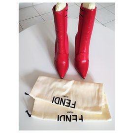 Fendi-Fendi boots-Red