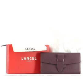 Lancel-billetera-Chocolate