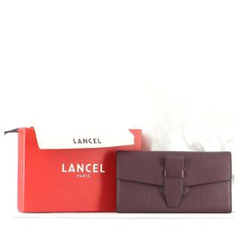 Lancel-Portefeuille-Chocolat