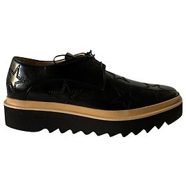 Stella Mc Cartney Peter vegan scarpe platform in pelle Nero