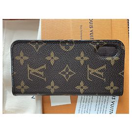 Louis Vuitton Monogram iPhone XS case Brown
