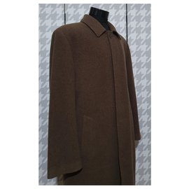Yves Saint Laurent-Men Coats Outerwear-Brown