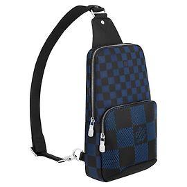 Louis Vuitton Borsa a tracolla LV avenue infini 3D Blu
