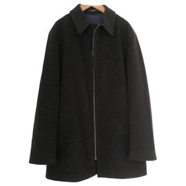 Kenzo-Men Coats Outerwear-Grey