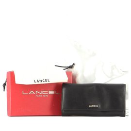 Lancel-Brieftasche-Schwarz