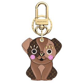 Louis Vuitton-Charm para bolso LV cachorro nuevo-Castaño