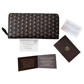 Moynat portefeuilles Marron Noir Doré