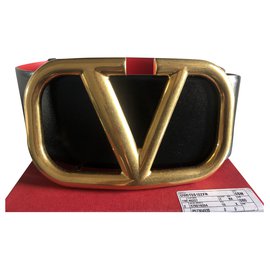 Valentino Garavani-Belts-Black