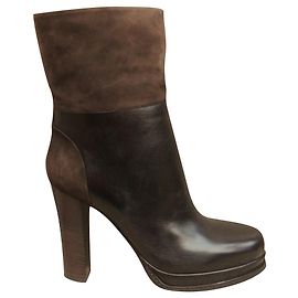 Botines Dolce & Gabbana p 40 Nueva condición Marrón oscuro