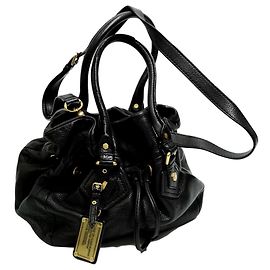 Marc by Marc Jacobs Hobo classique en cuir noir avec cordon de serrage Noir