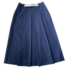 Hermès-Skirts-White,Blue