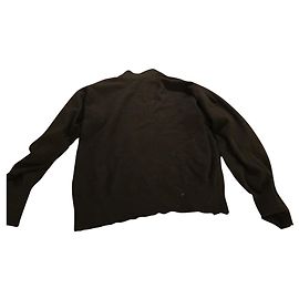 Hermès Pull col montant , col cheminée Noir