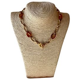 Collier Escale acétate or grand modèle Gas bijoux Doré