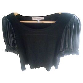 Camiseta Joli See by Chloé negra de algodón Negro