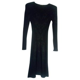Roberto Cavalli-Roberto cavalli wool dress-Black