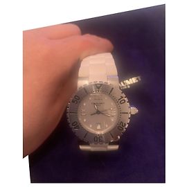 Chaumet Class One Uhr Stahl und Kautschuk weiß Weiß