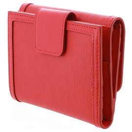 Prada-Prada Red Saffiano Small Wallet-Red