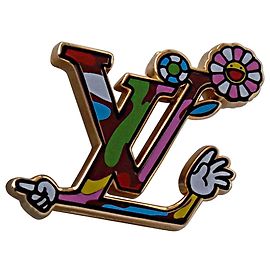Louis Vuitton BROCHE LV & MURAKAMI Multicolor