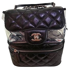 Chanel Mochilas Preto