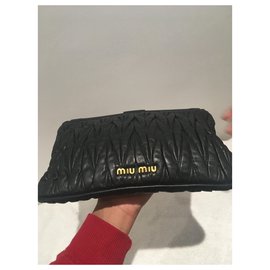 Miu Miu-Miu Miu Clutch Bag-Schwarz