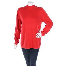Majestic Filatures Kaschmir Pullover Rot L Rot