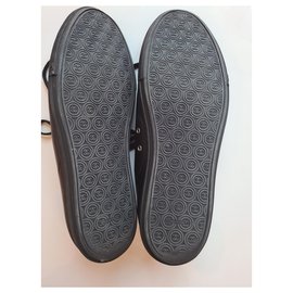 Chanel-Chanel leather sneakers 42-Black