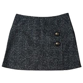 Moschino Cheap And Chic Wool Skirt Grey Multiple colors Grey
