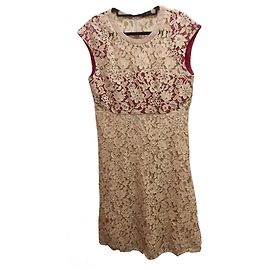 Robe en dentelle Joseph Frances Rose Bordeaux