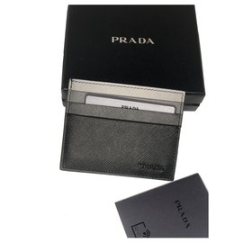 Prada-Prada card holder new-Black