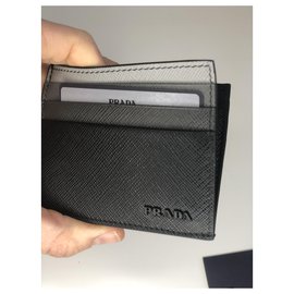 Prada-Prada card holder new-Black