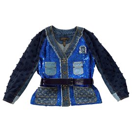 Louis Vuitton Giacche Blu Multicolore