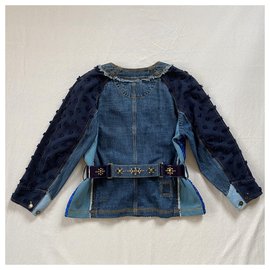 Louis Vuitton-Jacken-Blau,Mehrfarben 