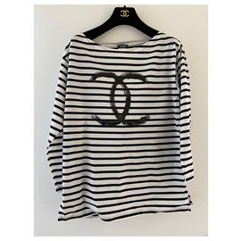 Chanel-marinero-Negro,Blanco