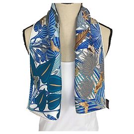 Hermès "jagard quetzal di Alice Shirley Blu