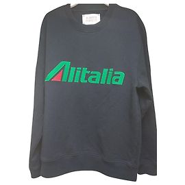 Alberta Ferretti Pile Alitalia Blu navy
