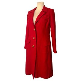 NEW red MILLY coat VINTAGE / NP 1689 € Red