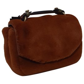 Maje Bolsas Marrom Caramelo