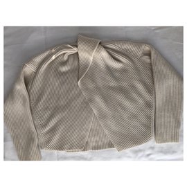 Céline-Short sweater-Cream